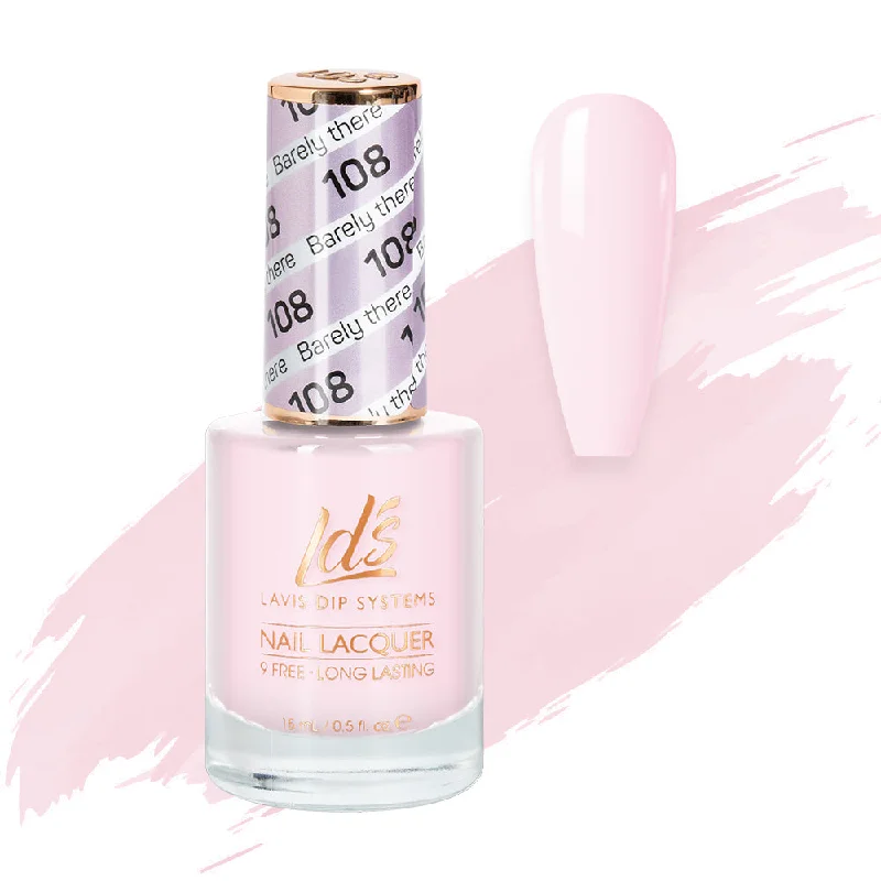 nail polish light dust-LDS Nail Lacquer - 108 Barely There