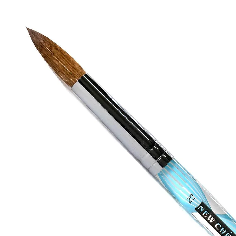 NEW CHERI - Kolinsky Acrylic Brush #22 (Blue Spiral)