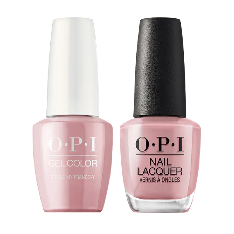 nail polish fast drill-OPI Gel Nail Polish Duo - F16 Tickle My France-y