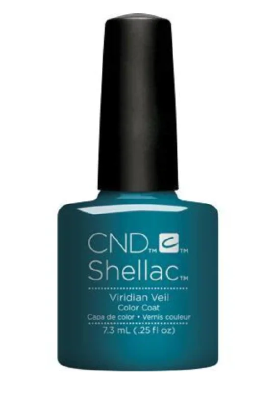 nail polish spinning lathe-CND SHELLAC Viridian veil