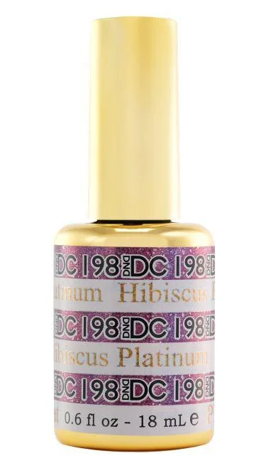 nail polish deep tub-DC Platinum 198 HIBISCUS