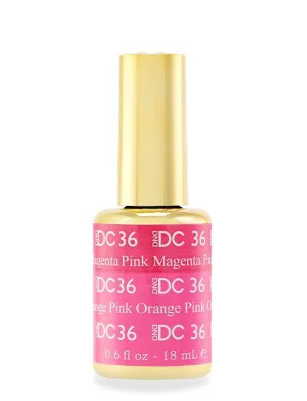 nail polish slick wax-DC Mood Change 36 MAGETA PINK ORANGE PINK