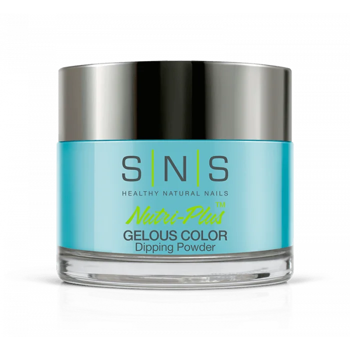 nail polish feathered quill-SNS Dip Powder 323 Teal Titans