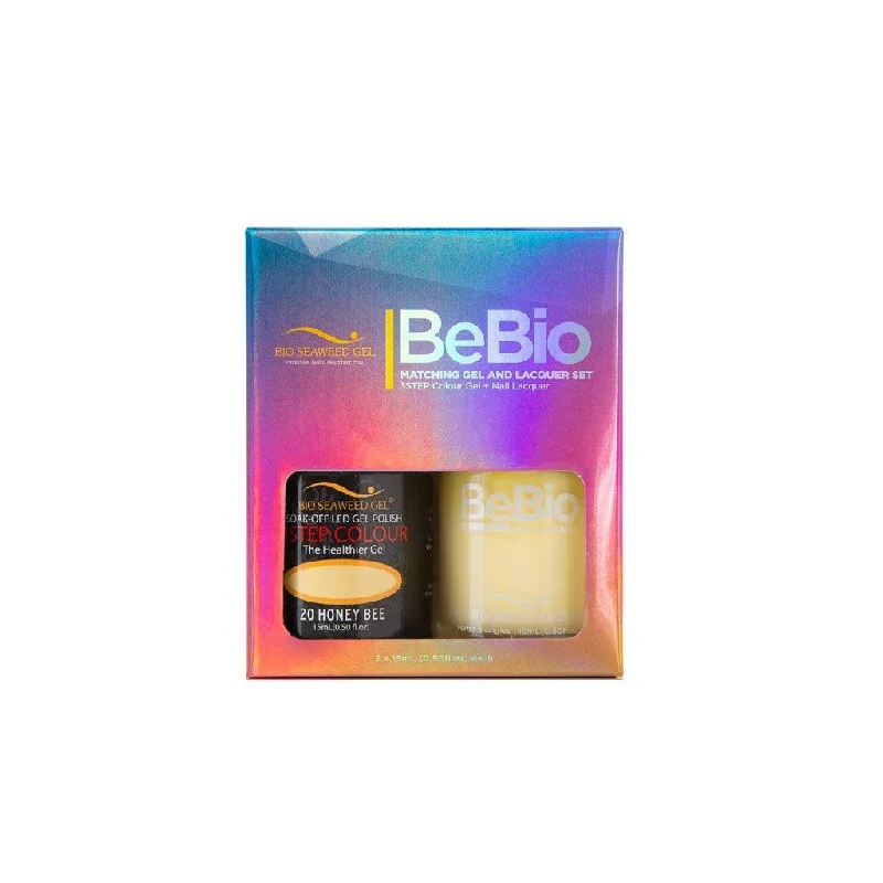 nail polish slanted roof-BE BIO GEL DOU 20 HONEY BEE