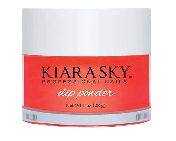 nail repair for indoor workers-Kiara Sky Dip Powder - D419 COCOA CORAL 1OZ