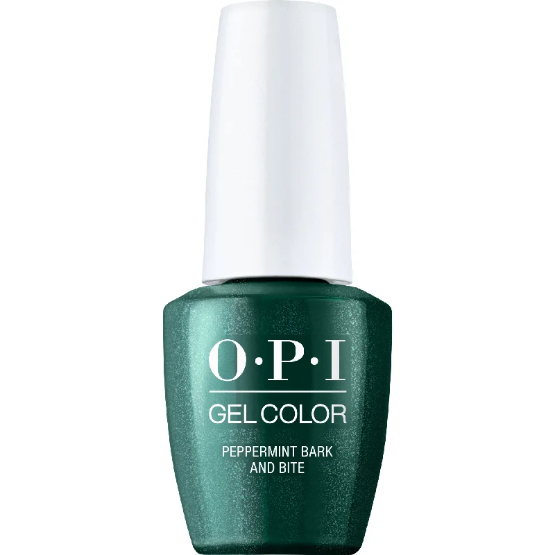 nail polish thick trunk-OPI Gel Color HP Q01 PEPPERMINT BARK AND BITE