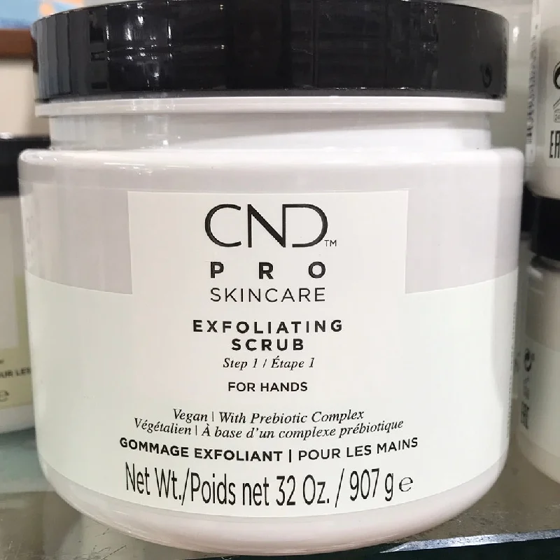 nail repair with pteracantha extract-CND PRO SKINCARE EXFOLIATING SCRUB 32 OZ- FOR HANDS