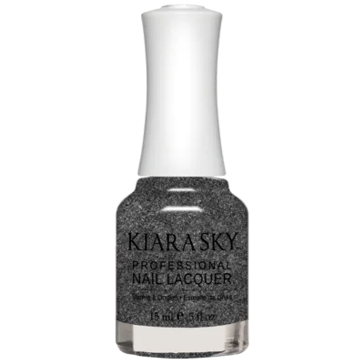 nail polish light spray-Kiara Sky All in one Nail Lacquer - Little Black Dress  0.5 oz - #N5086