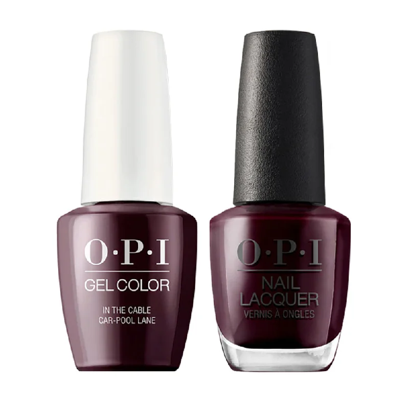 nail polish dry towel-OPI Gel Nail Polish Duo - F62 In The Cable Car-Pool Lane