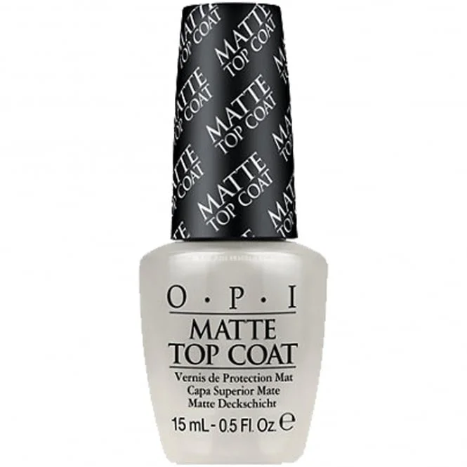 nail polish stiff brush-OPI Nail Polish - Matte Top Coat 15ml