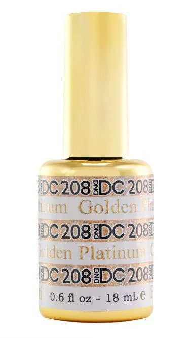 nail polish full bucket-DC Platinum 208 GOLDEN