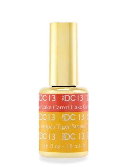 nail polish dark coal-DC Mood Change 13 CARROT CAKE TIGER STRIPES