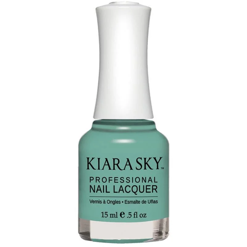 nail polish thin spout-Kiara Sky Nail Lacquer - The Real Teal 0.5 oz - #N493