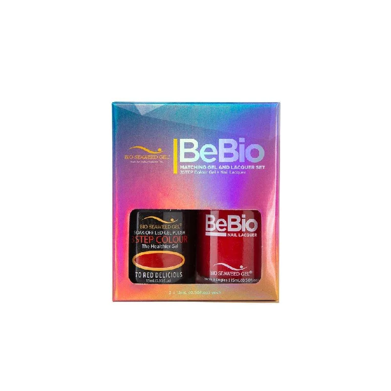 nail polish coarse sand-BE BIO GEL DOU 70 RED DELICIOUS