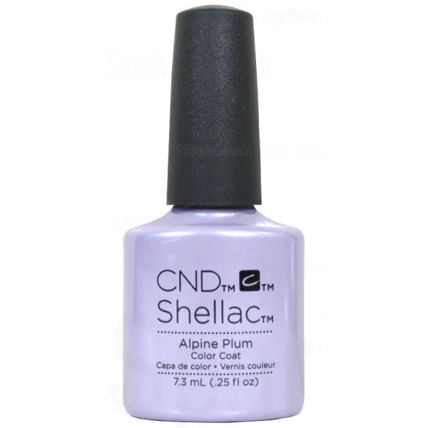 nail repair with omega-3 oil-CND SHELLAC ALPINE PLUM