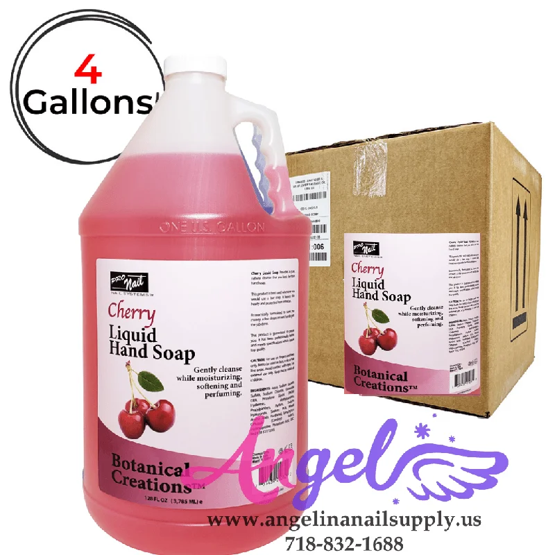 nail polish deep shade-Pronail Hand Soap - Cherry (Box/4gal)