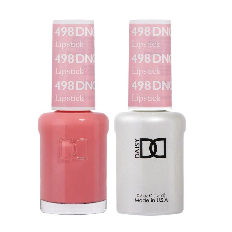 nail polish damp sponge-Dnd Gel 498 Lipstick