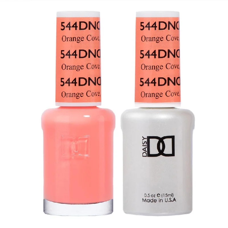 nail polish flat plank-Dnd Gel 544 Orange Cove, Ca