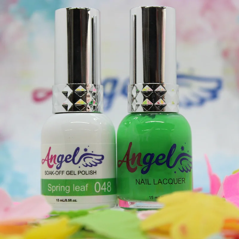 nail polish steep ridge-Angel Gel Duo G048 SPRING LEAF