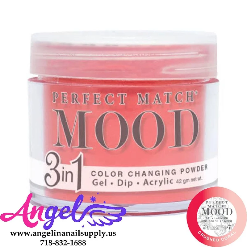 nail polish fresh mint-Lechat Mood Powder 55 Crushed Coral