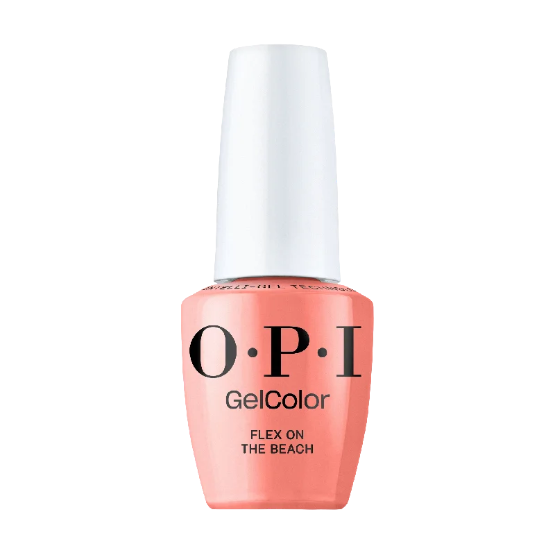 nail polish loud thunder-OPI Gel Color GCT P005 Flex on the Beach