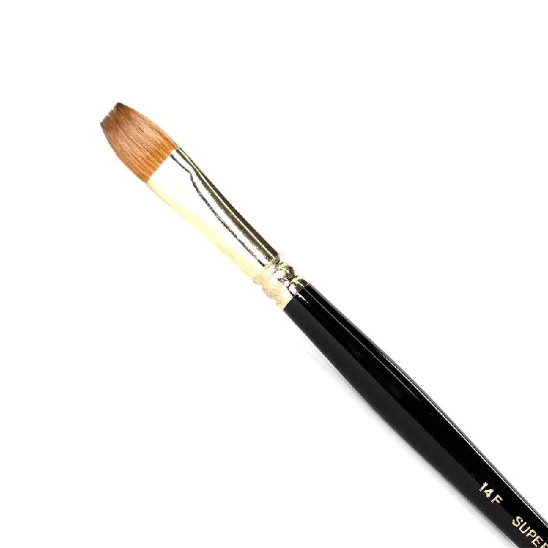 SUPER CHERI - Kolinsky Acrylic Brush #14F (Black)