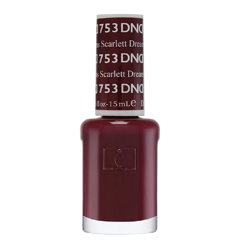 nail polish neat hedge-DND Nail Lacquer - 753 Scarlett Dreams