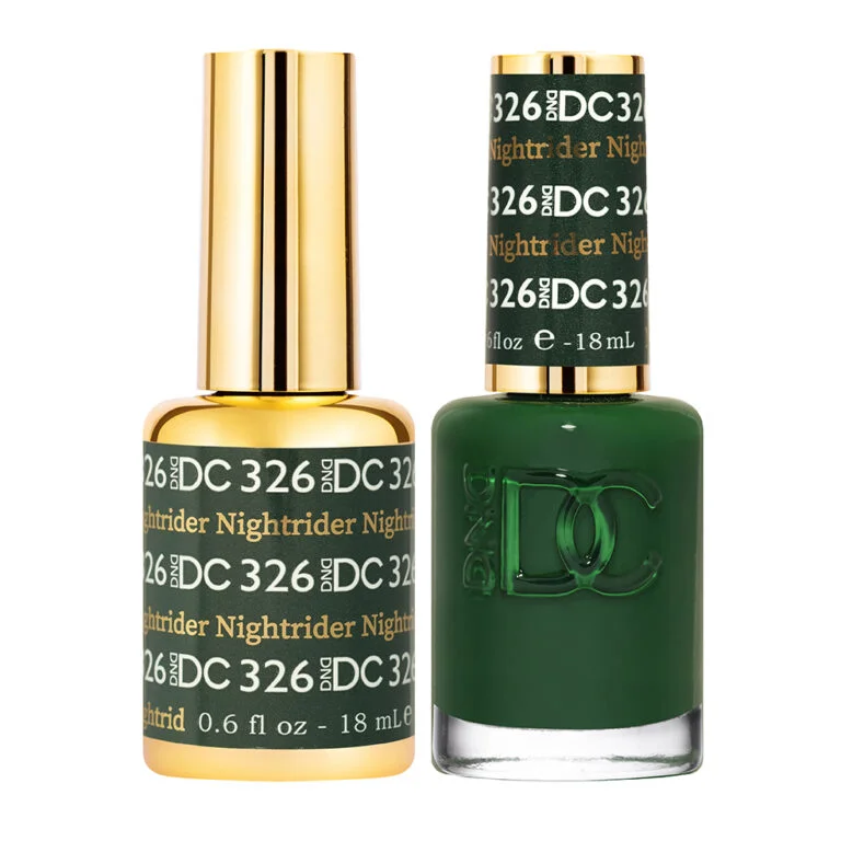 nail repair with pendulina extract-DND DC DUO - 326 NIGHTRIDER