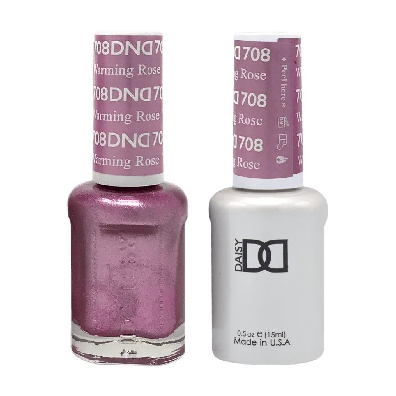 nail polish deep river-Dnd Gel 708 Warming Rose