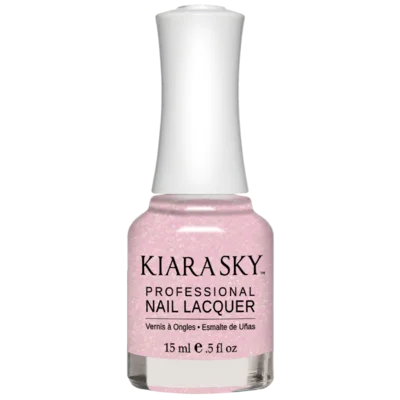 nail polish fast stream-Kiara Sky All in one Nail Lacquer - Pink Stardust  0.5 oz - #N5041