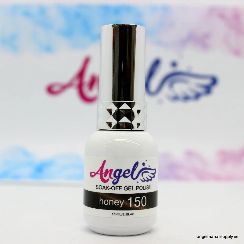 nail polish white foam-Angel Gel Cateyes 150 Honey