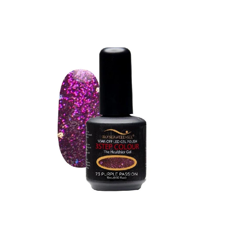 nail polish glossy polish-BE BIO GEL DOU 73 PURPLE PASSION