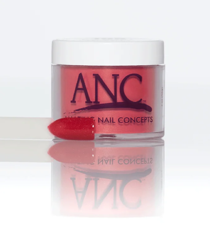 nail polish pointed nib-ANC Dip Powder 195 CHRISTMAS RED VELVET