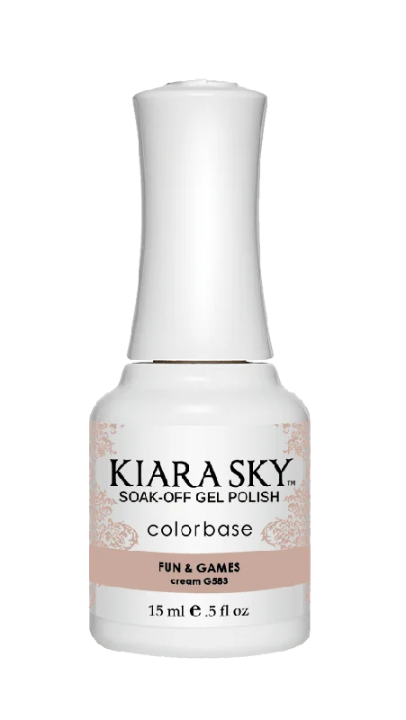 nail polish slanted roof-Kiara Sky Gel Color 583 Fun & Games