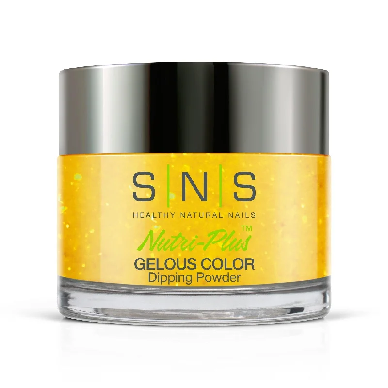 nail polish deep tunnel-SNS Dip Powder SC13 Yellow Sub