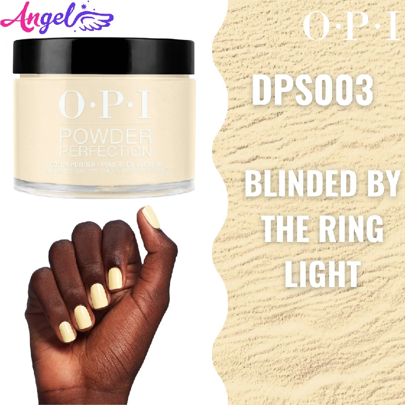 nail polish long shadow-OPI Dip Powder DP S003 BLINDED BY THE RING LIGHT