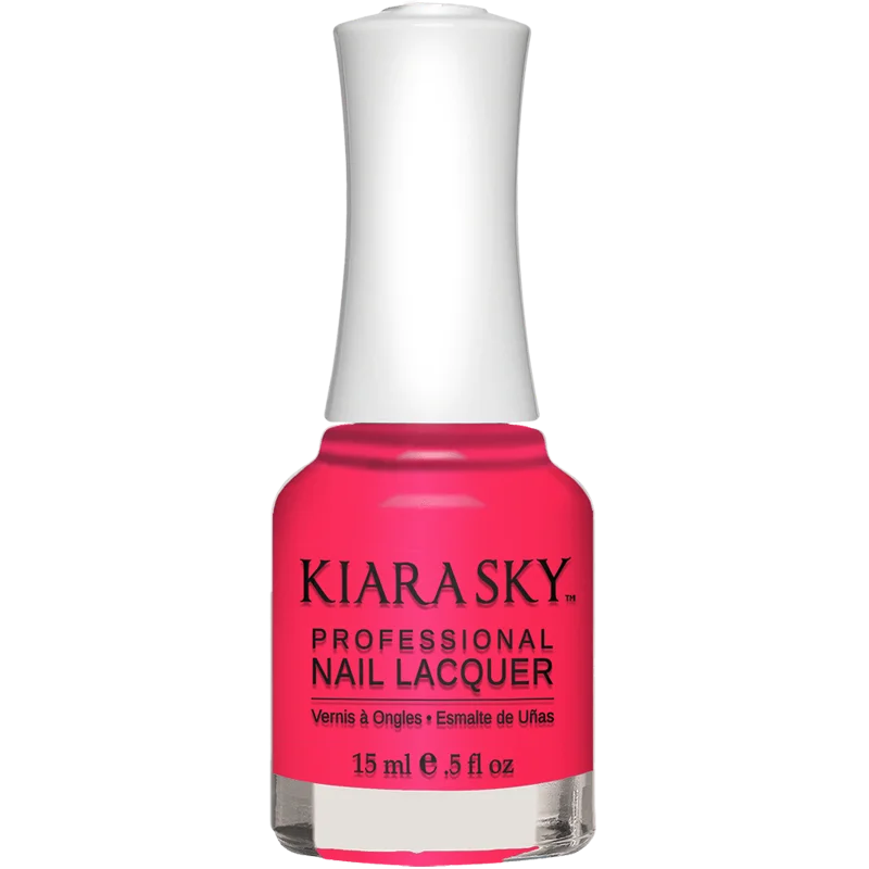 nail polish wide gutter-Kiara Sky Nail lacquer - Don'T Pink About It 0.5 oz - #N446