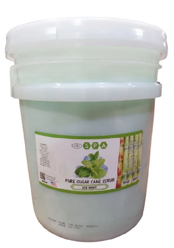 nail repair with local food fans-TSC Pure Sugar Cane Scrub Ice Mint- 5 Gallon Bucket