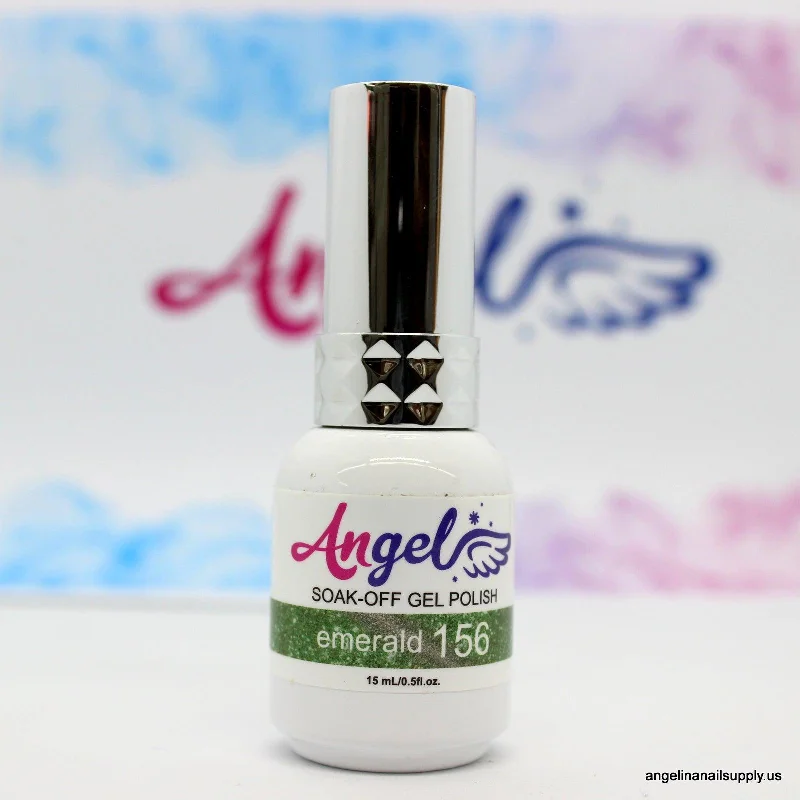 nail polish clear reflection-Angel Gel Cateyes 156 emerald