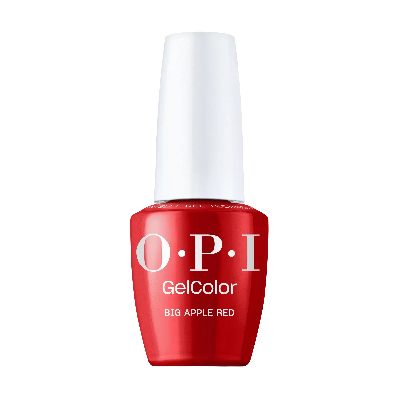 nail polish vivid hue-OPI Gel Color GCT N25 Big Apple Red