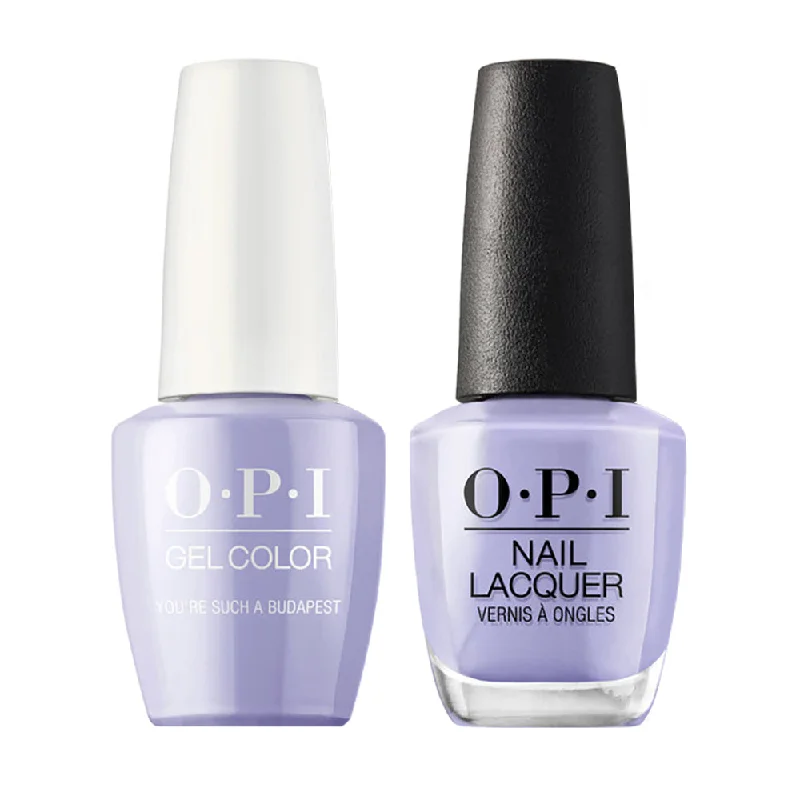 nail polish smooth plane-OPI Gel Nail Polish Duo - E74 You're Such a BudaPest