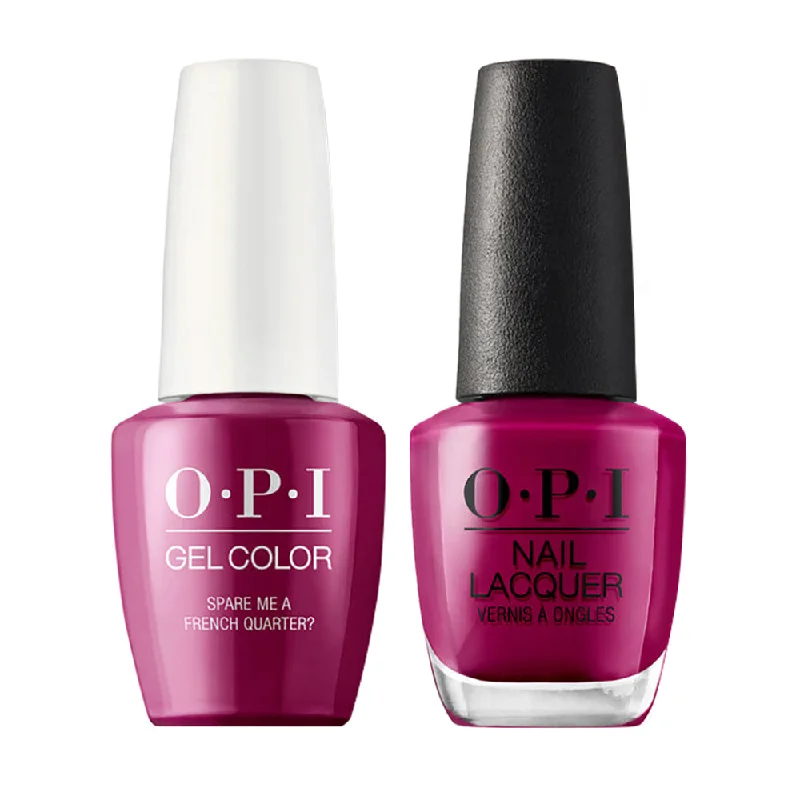 nail polish wide deck-OPI Gel Nail Polish Duo - N55 Spare Me a French Quarter?