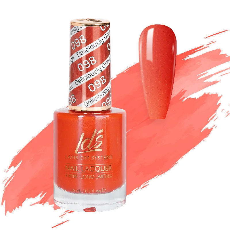 nail polish rich lather-LDS Nail Lacquer - 098 Deliciously Orange