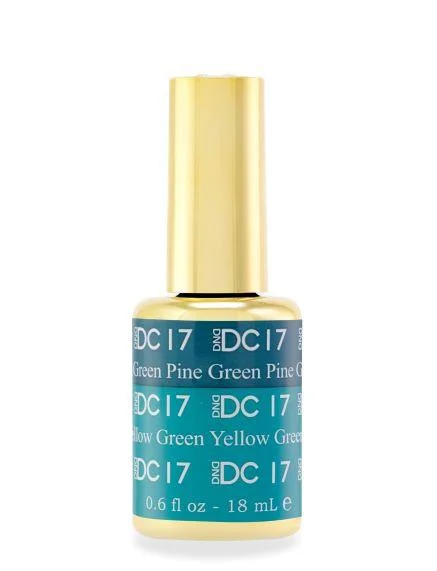 nail polish bright fire-DC Mood Change 17 GREEN PINE GREEN YELLOW