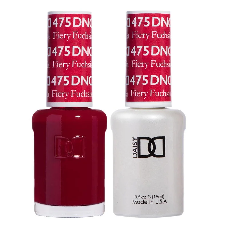 nail polish curved arch-Dnd Gel 475 Fiery Fuchsia