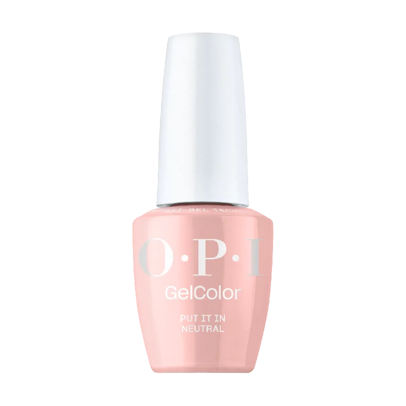 nail polish deep shade-OPI Gel Color GCT T65 Put It in Neutral