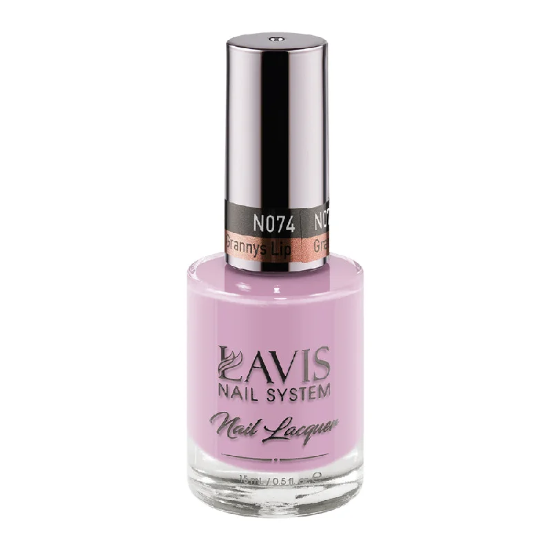 nail polish white canvas-LAVIS Nail Lacquer - 074 Grannys Lip