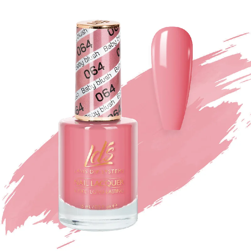 nail polish fast rinse-LDS Nail Lacquer - 064 Baby Blush