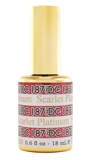 nail polish worn rag-DC Platinum 187 SCARLET