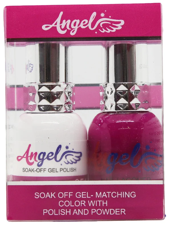 nail polish solid beam-Angel Gel Duo G051 FUSHIA PURPLE